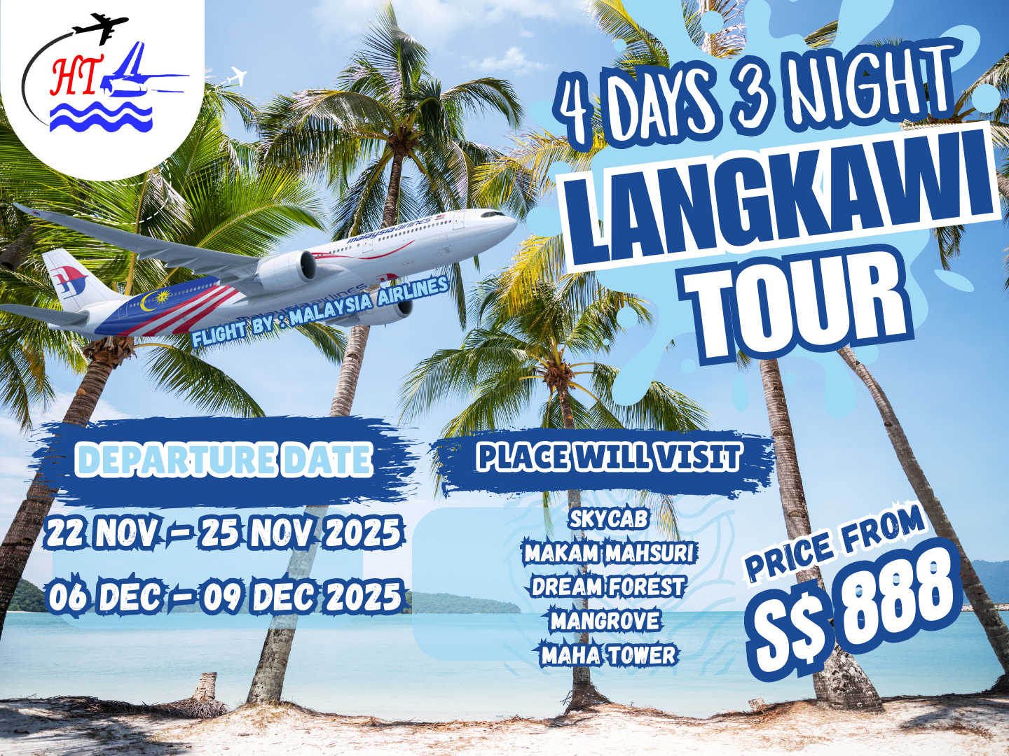 4D3N LANGKAWI PACKAGE BY AIR – NOV & DEC 2025 – Hamidah Travel and